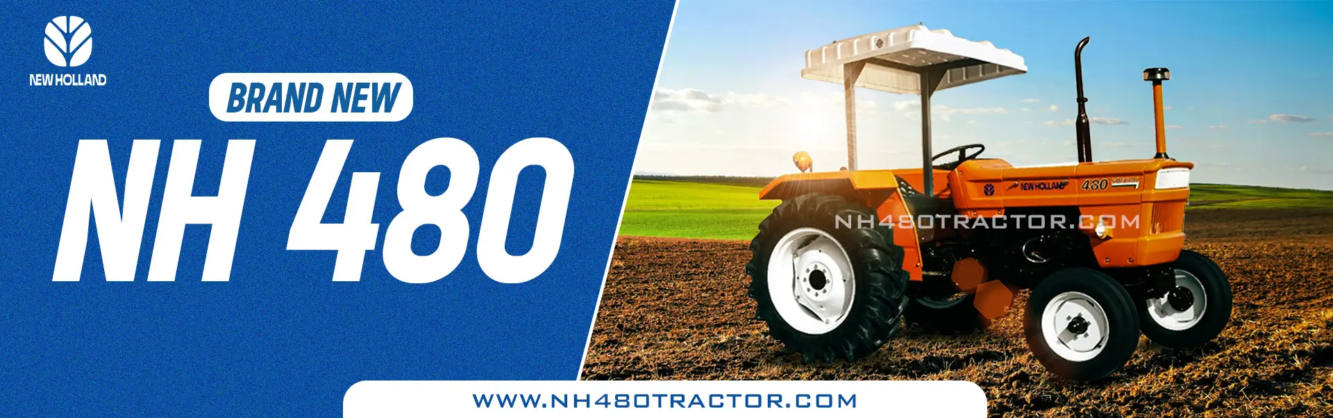 FIAT New Holland 480S tractor now available in UAE! Place your order in Abu Dhabi, Dubai, Sharjah, Ajman, Ras Al Khaimah, Fujairah, and Umm Al Quwain.